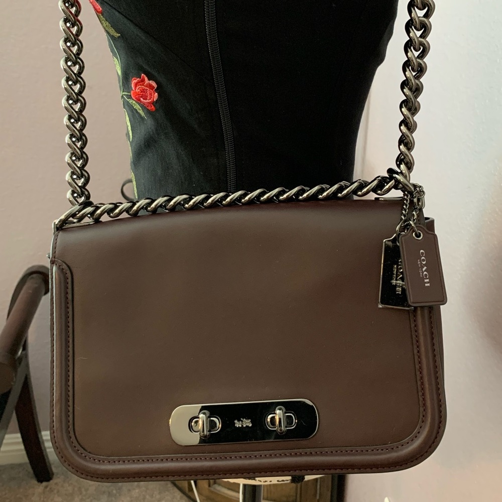Coach Swagger bag in Oxblood